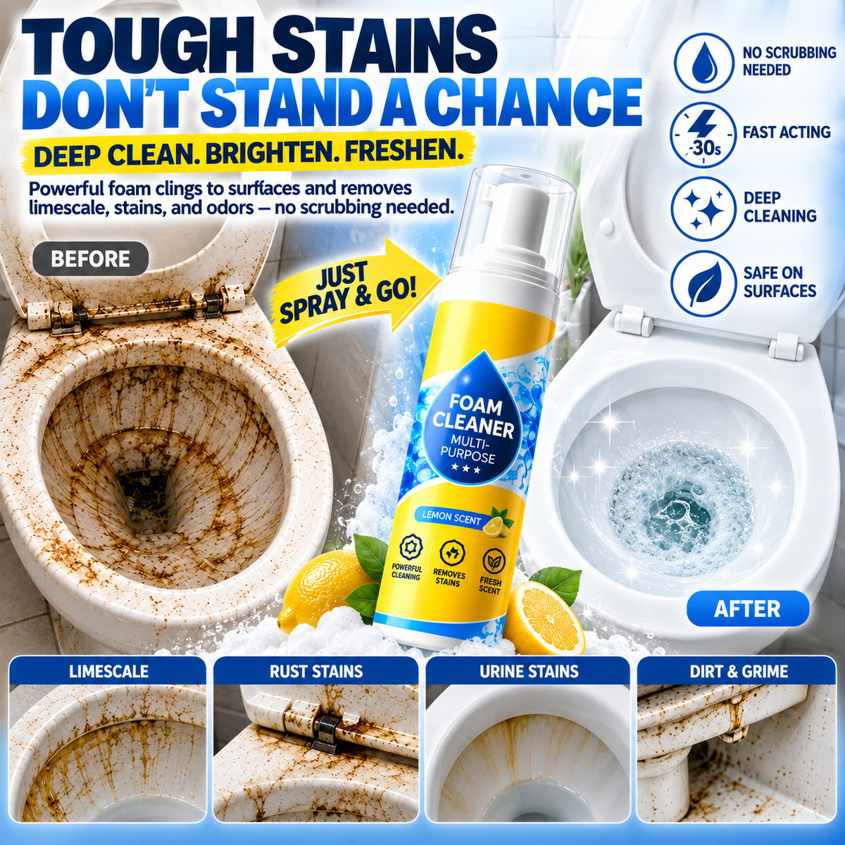 🎯 Your exclusive cleaning deal is unlocked! Today only: get an extra 50% OFF — grab your Powerful Enzyme Foam Cleaner before this offer ends! ✅