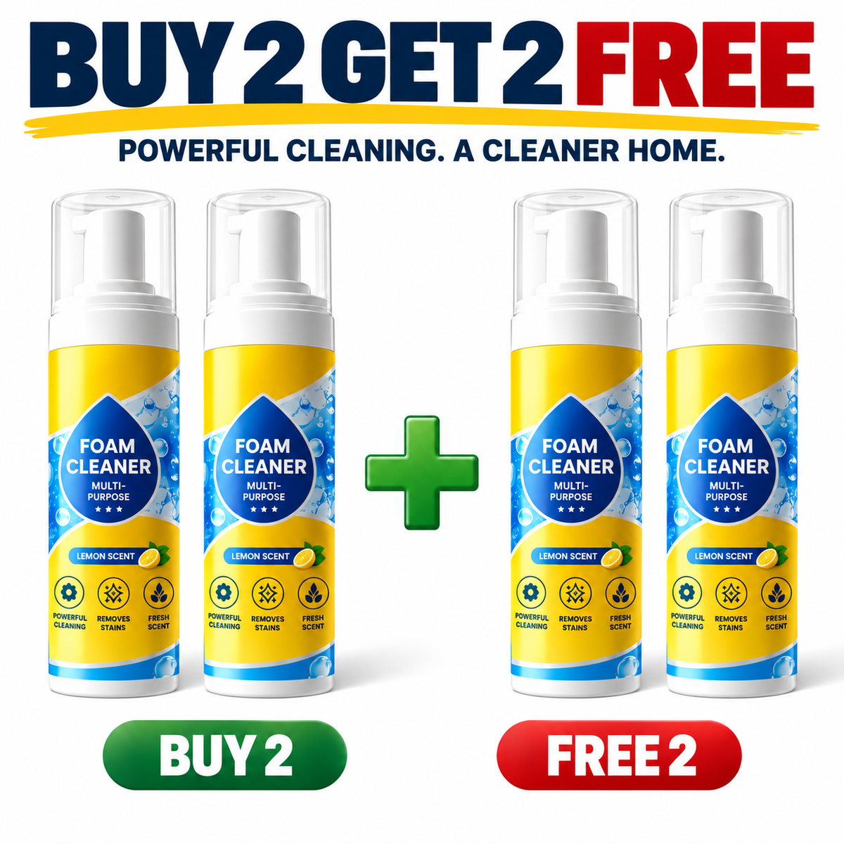 🎯 Your exclusive cleaning deal is unlocked! Today only: get an extra 50% OFF — grab your Powerful Enzyme Foam Cleaner before this offer ends! ✅