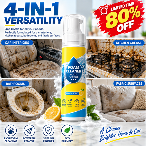 🎯 Your exclusive cleaning deal is unlocked! Today only: get an extra 50% OFF — grab your Powerful Enzyme Foam Cleaner before this offer ends! ✅
