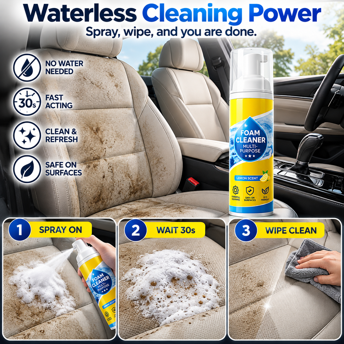 🎯 Your exclusive cleaning deal is unlocked! Today only: get an extra 50% OFF — grab your Powerful Enzyme Foam Cleaner before this offer ends! ✅